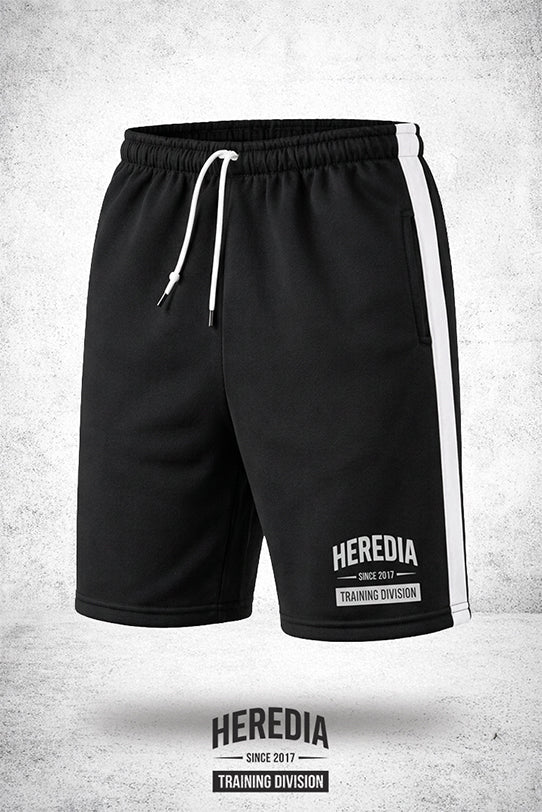 Short Training Division Negro/Blanco - Heredia Clothing
