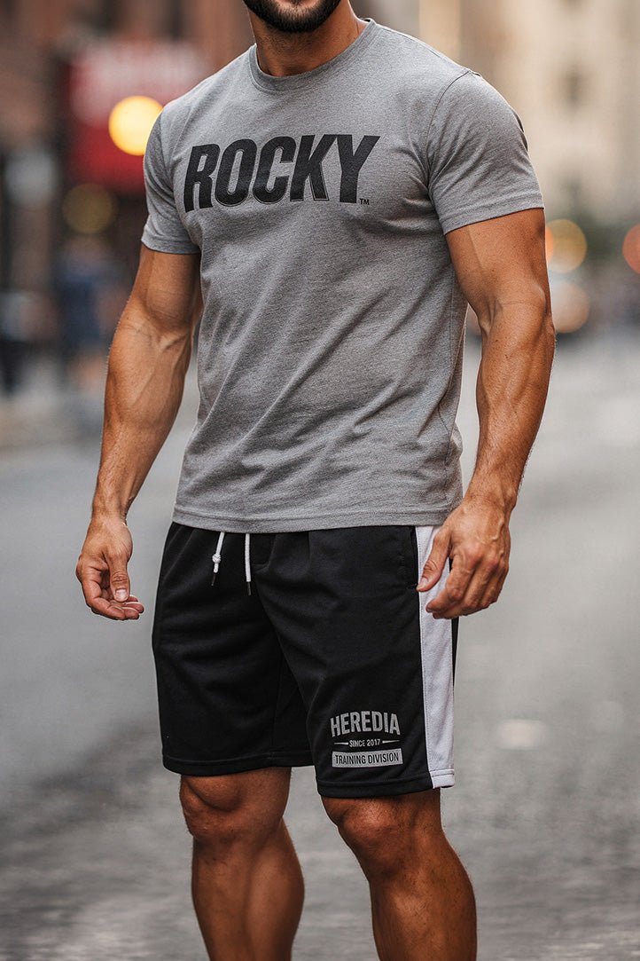 Short Training Division Negro/Blanco - Heredia Clothing