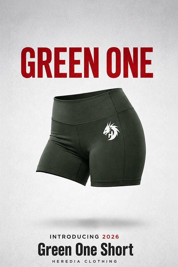 Shorts Licra Green One - Heredia Clothing