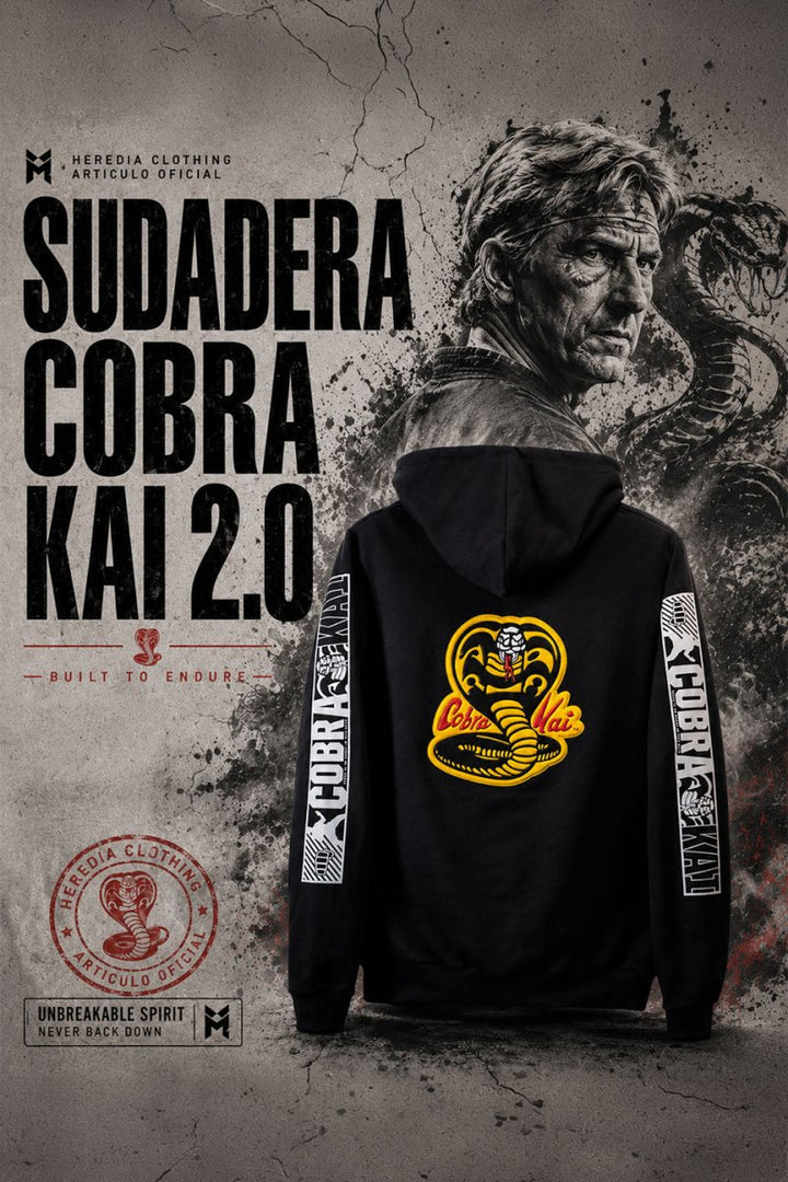 Sudadera Cobra Kai 2.0 - Heredia Clothing