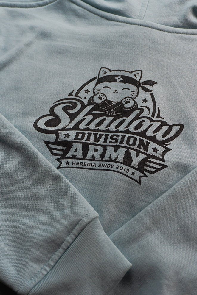 Sudadera Cropped Shadow Division Blue - Heredia Clothing