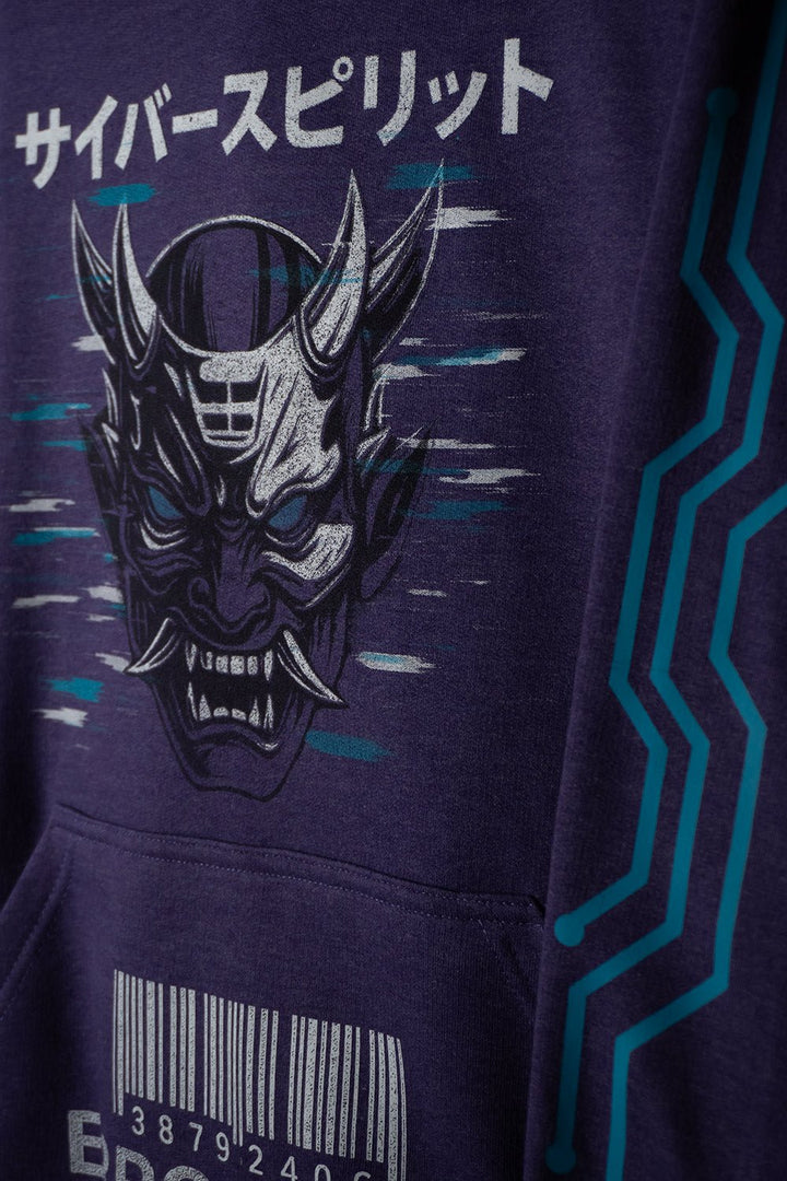 Sudadera Cyber Oni - Heredia Clothing