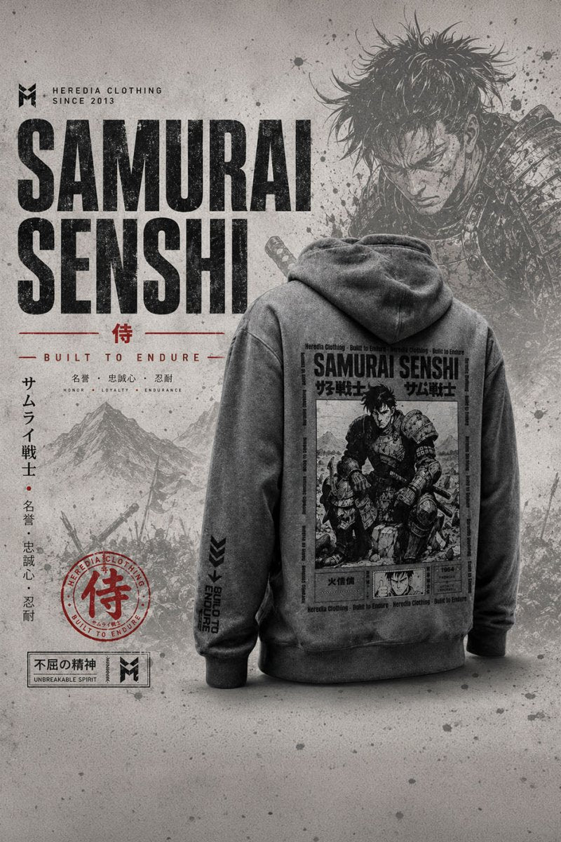 Sudadera Samurai Senshi - Heredia Clothing