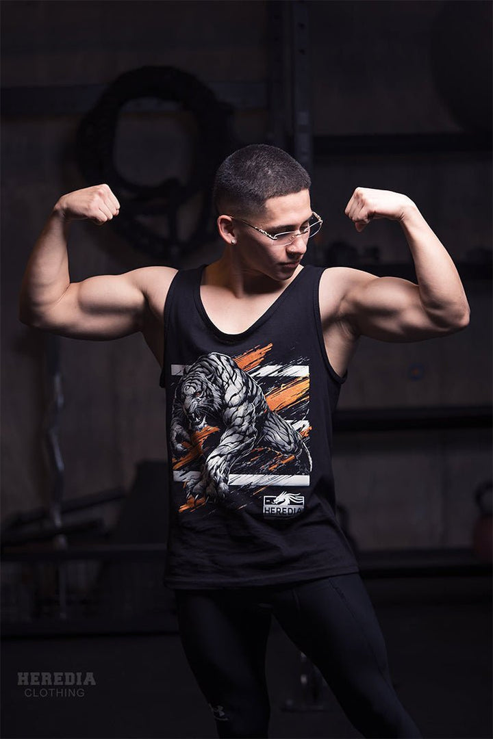 Tank Top Tigre Blanco - Heredia Clothing