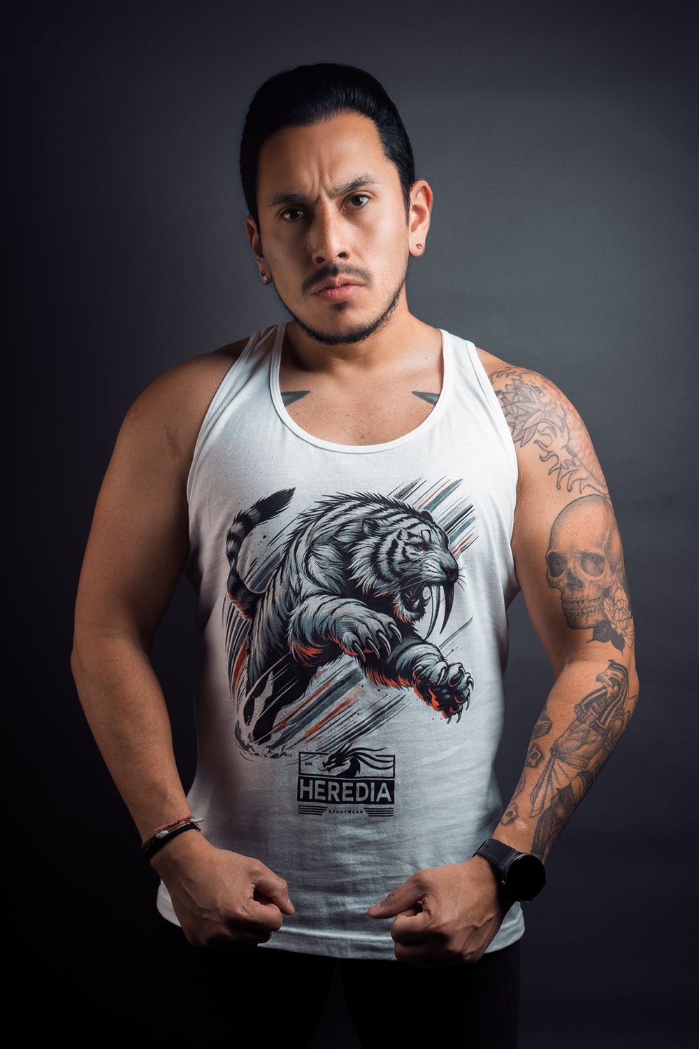 Tank Top Tigre Dientes de Sable - Heredia Clothing