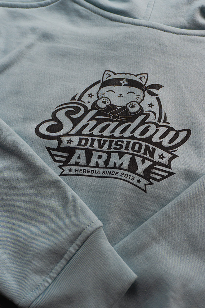 Sudadera Cropped Shadow Division Blue